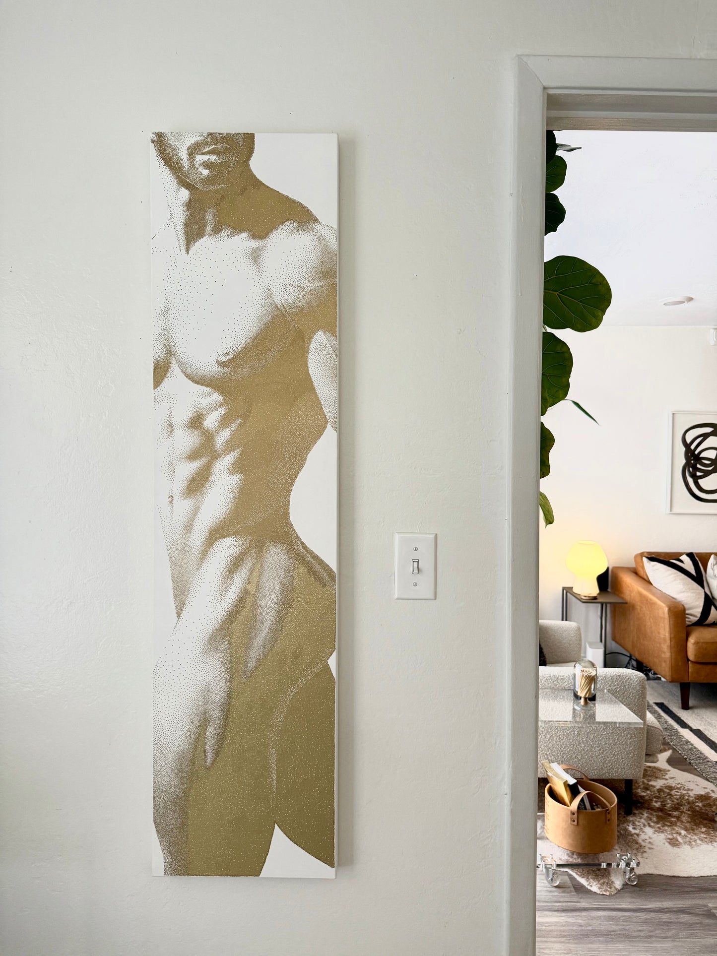 Gilded Pillar 1 - Original Painting
