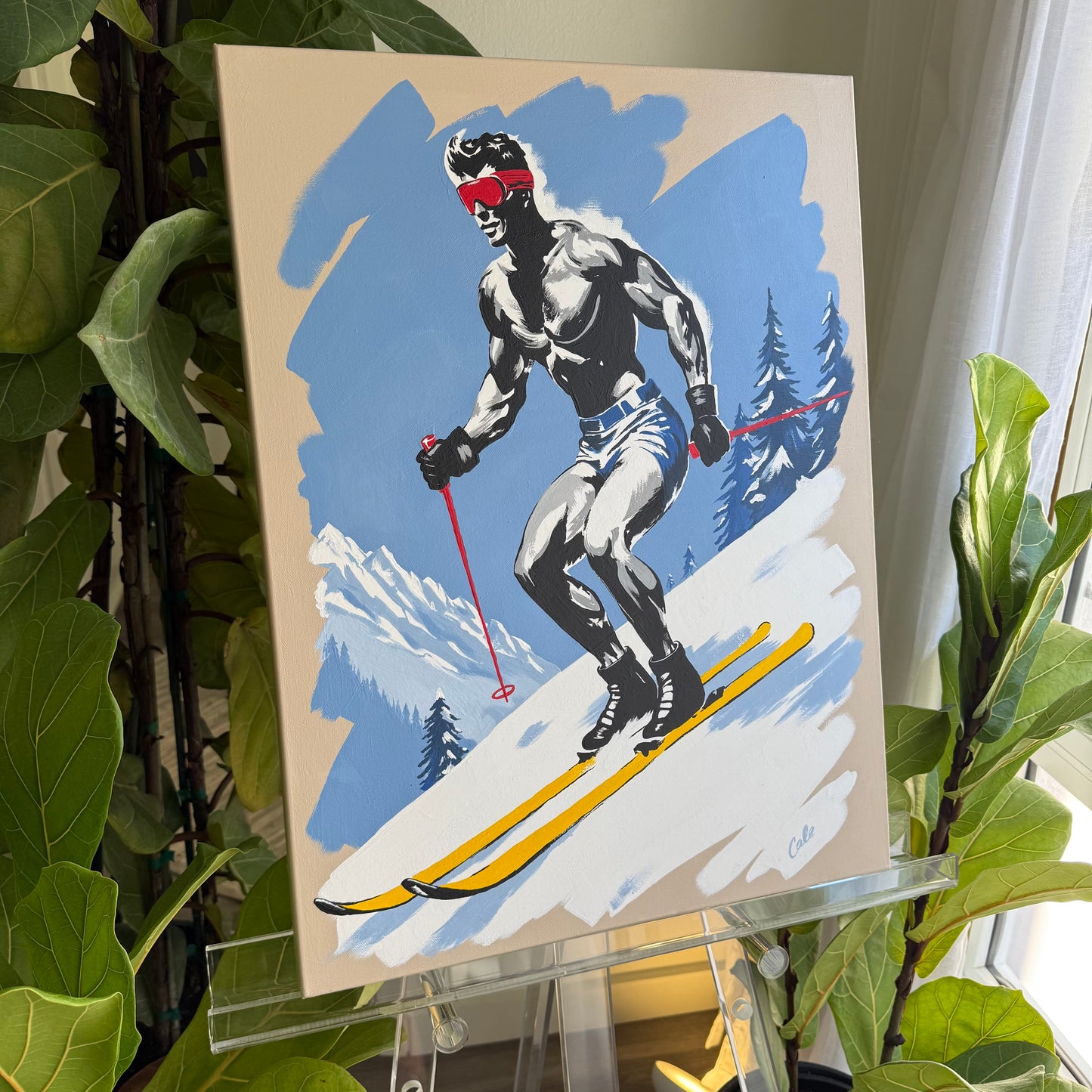 Slope Side Bachelor Painting