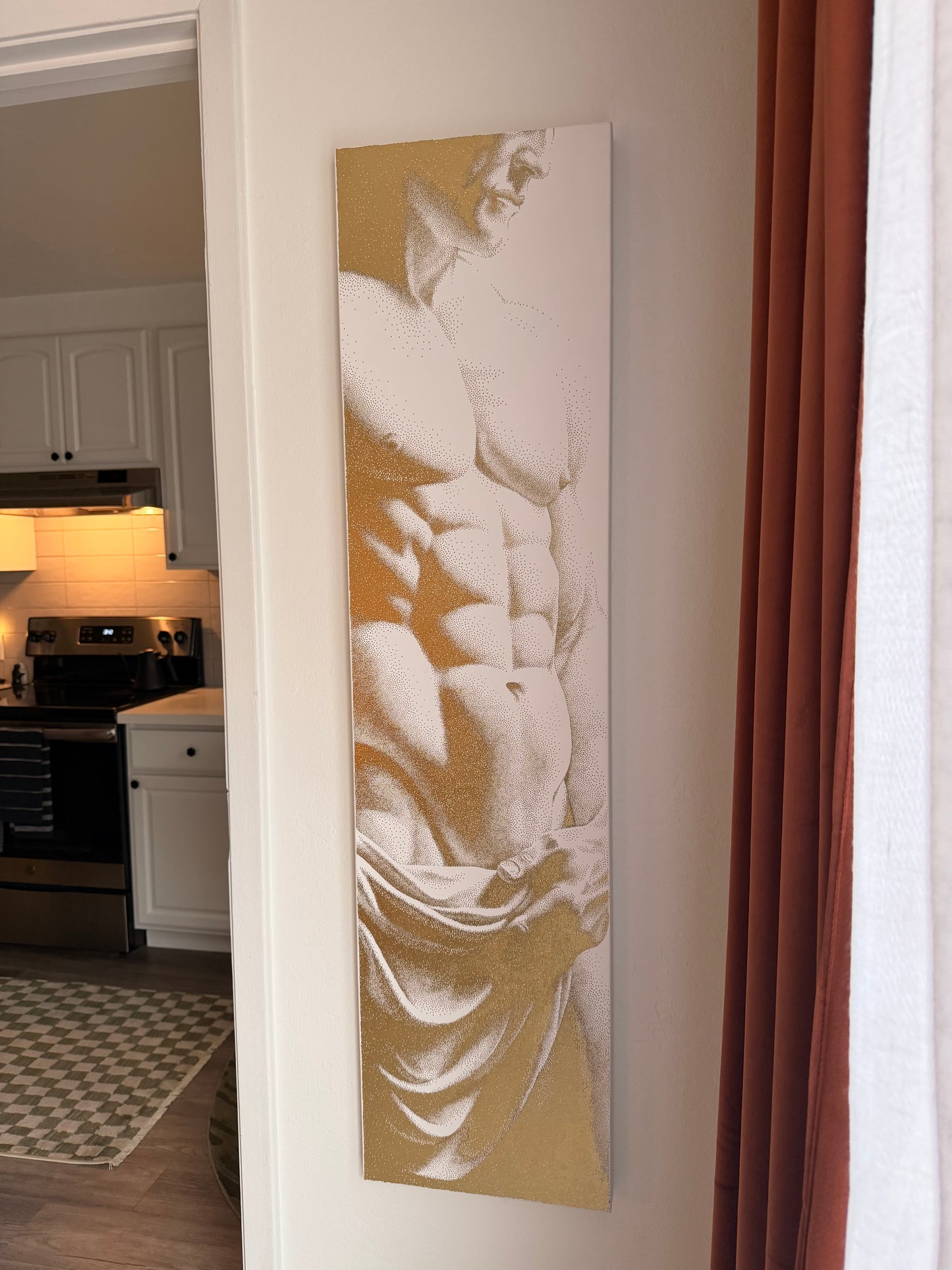 Gilded Pillar 2 - Original Painting