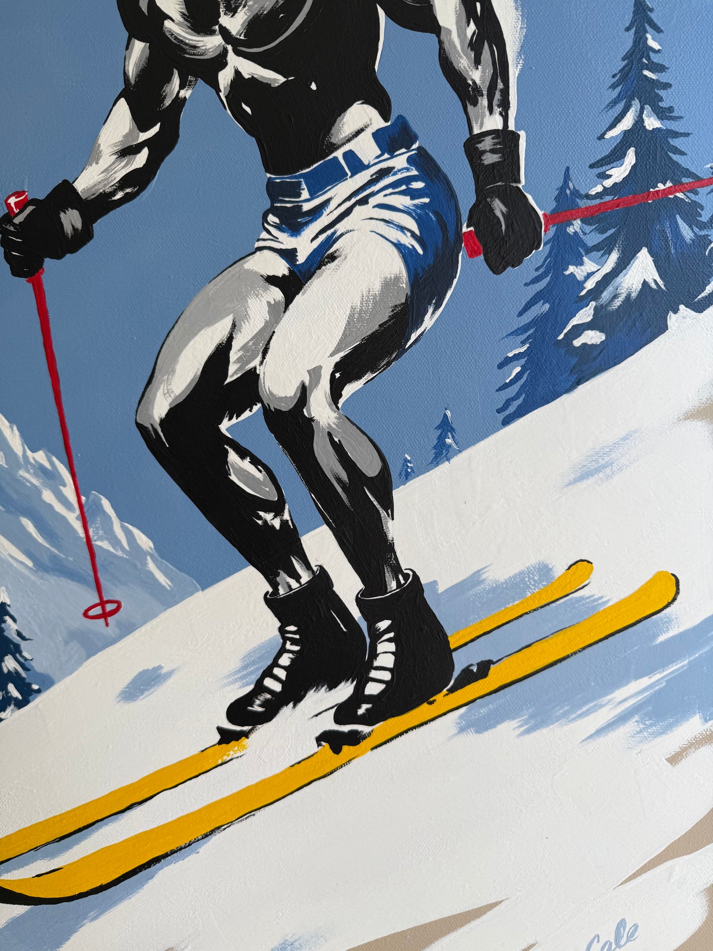 Slope Side Bachelor Painting