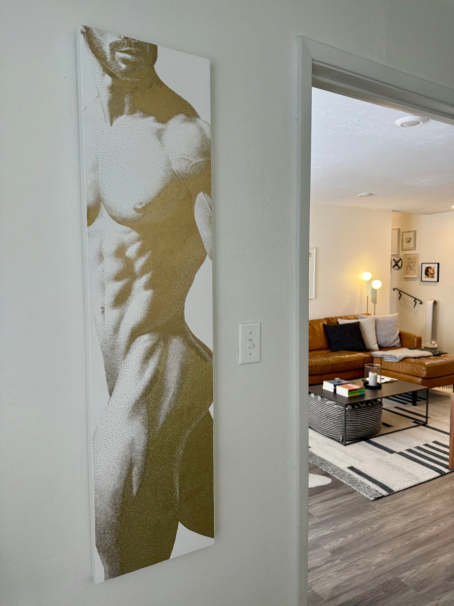 Gilded Pillar 1 - Original Painting
