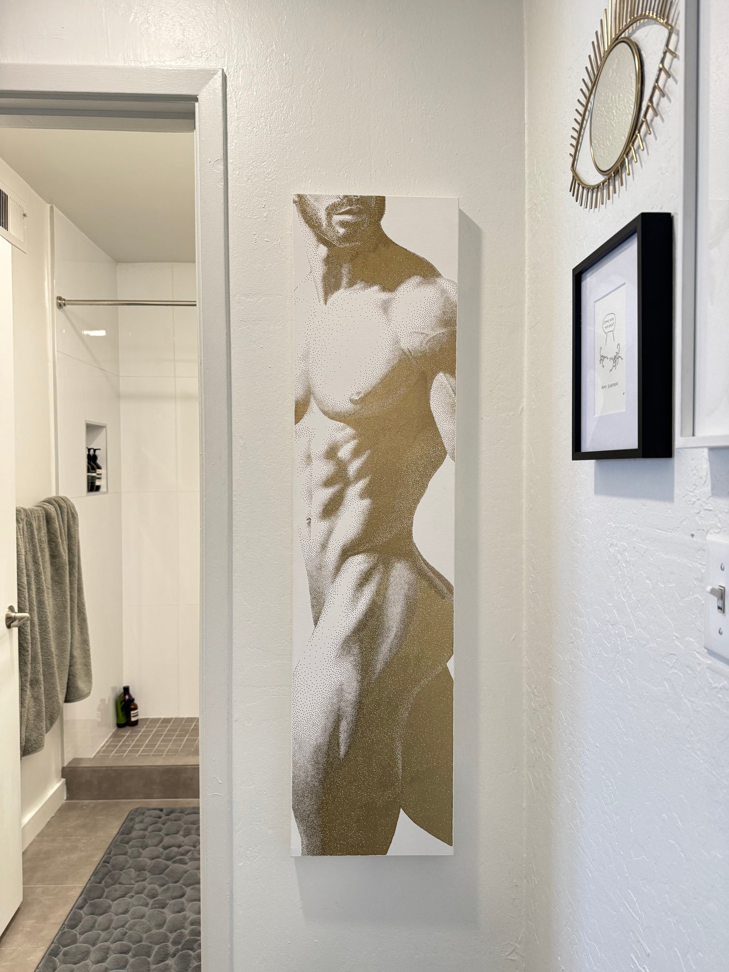 Gilded Pillar 1 - Original Painting