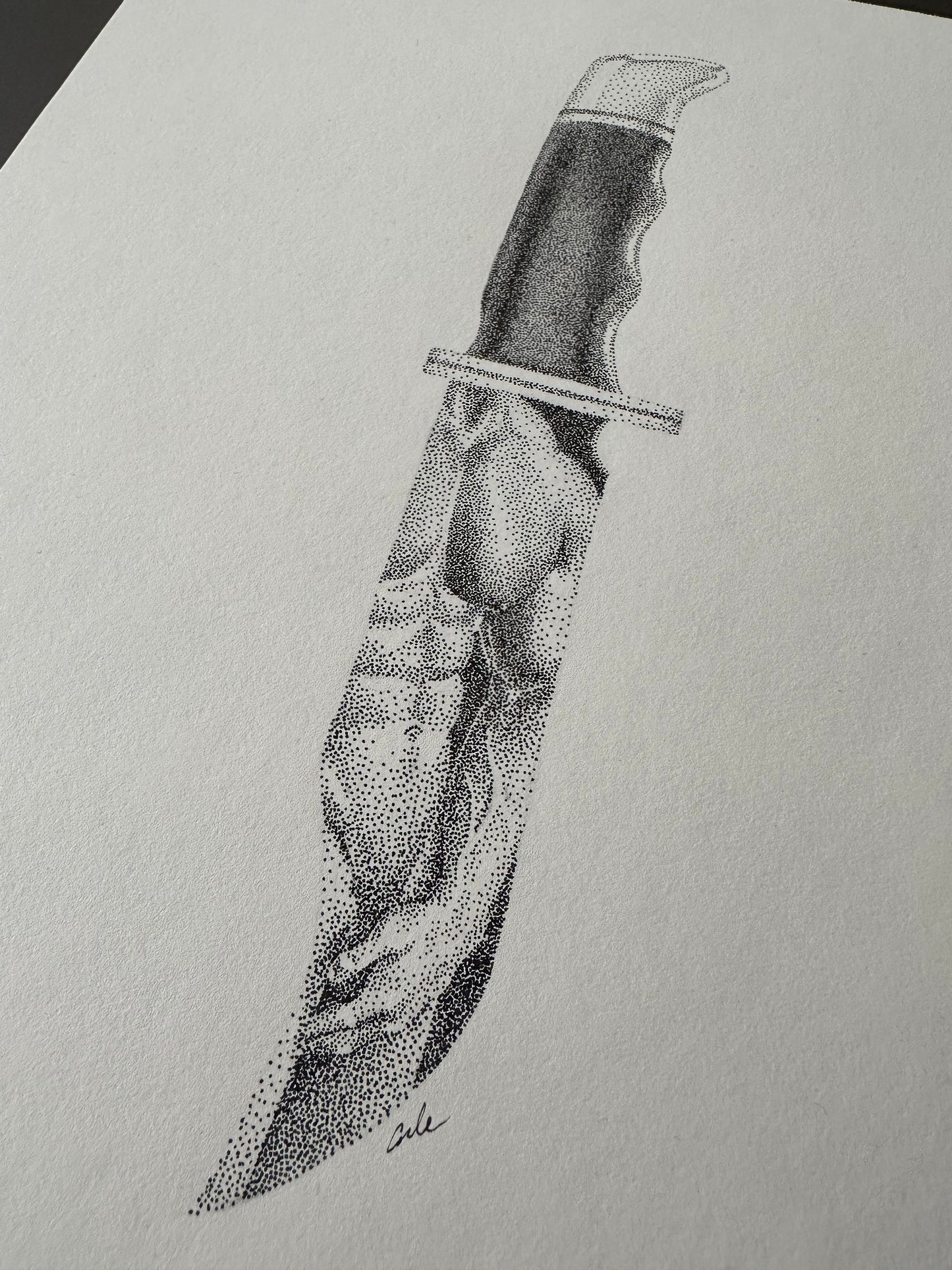 Knife 4 - Original Drawing