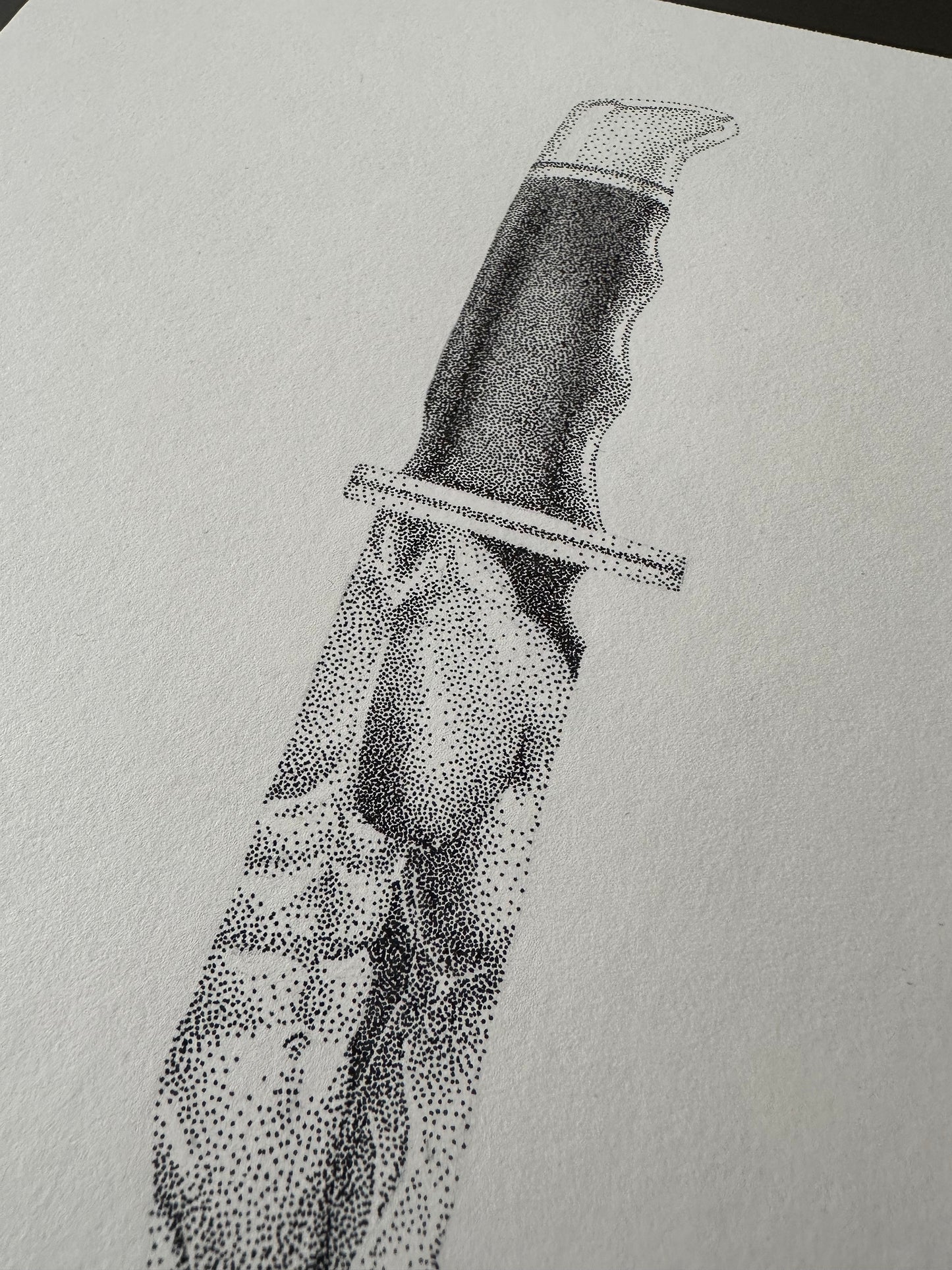 Knife 4 - Original Drawing