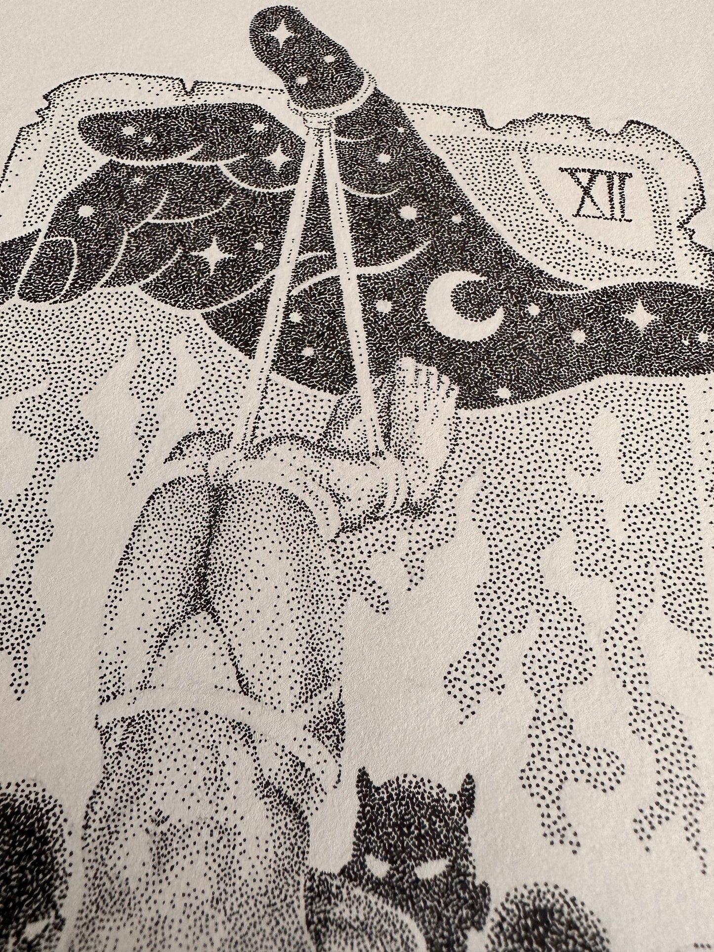 The Hanged Man Tarot Card - Original Drawing