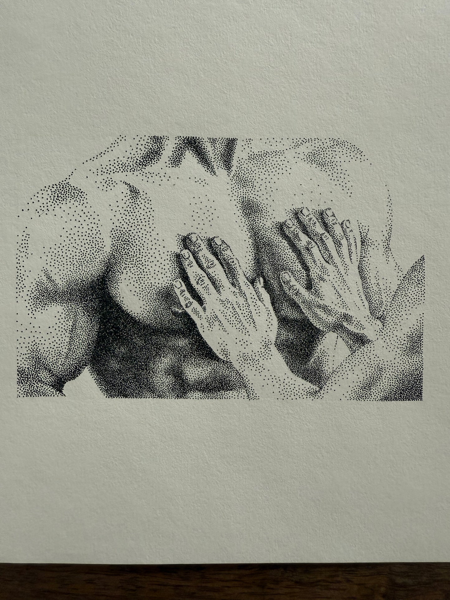 Hands All Over - Original Drawing