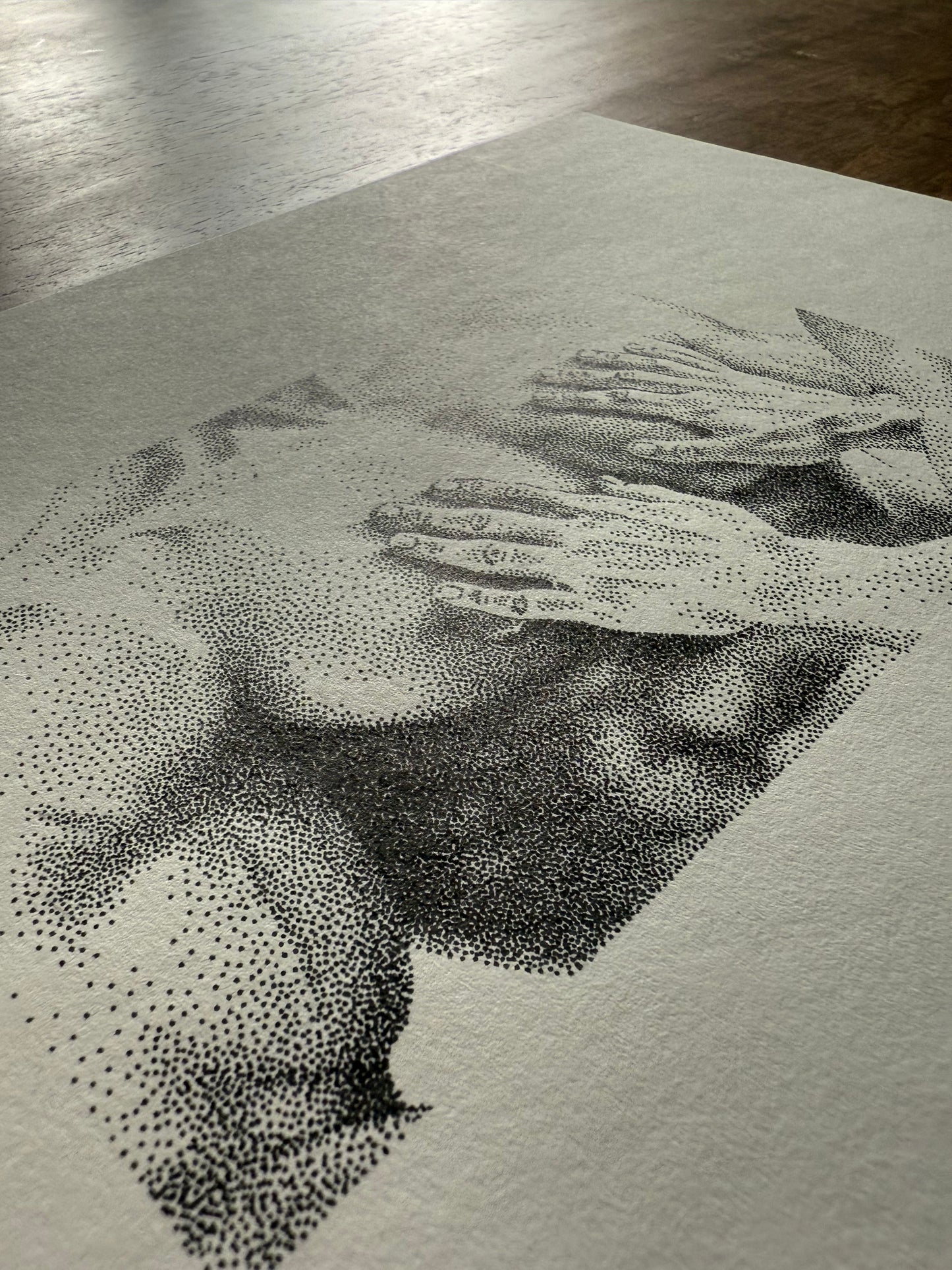 Hands All Over - Original Drawing