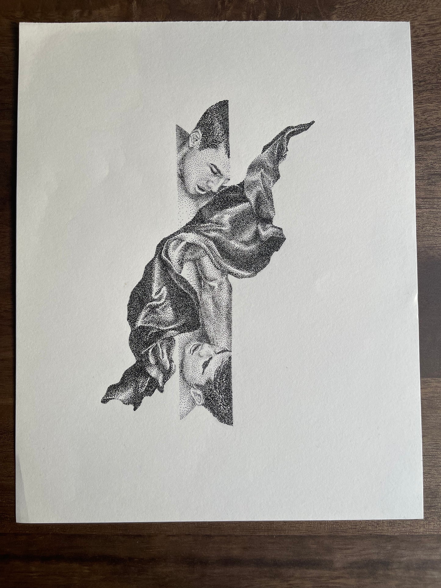 Stripped Bed - Original Drawing