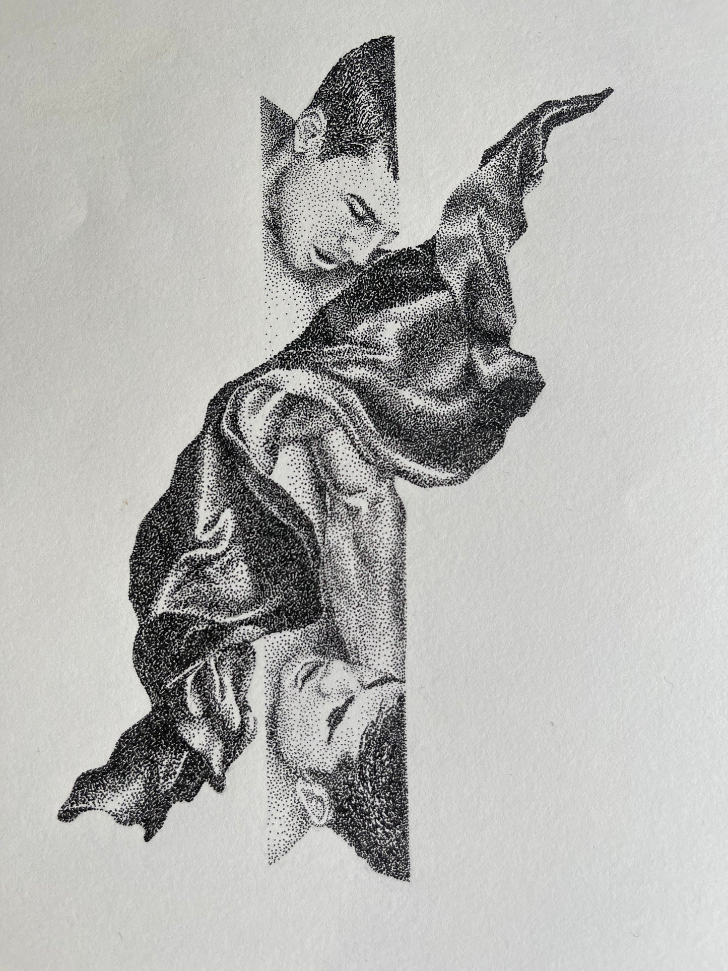 Stripped Bed - Original Drawing