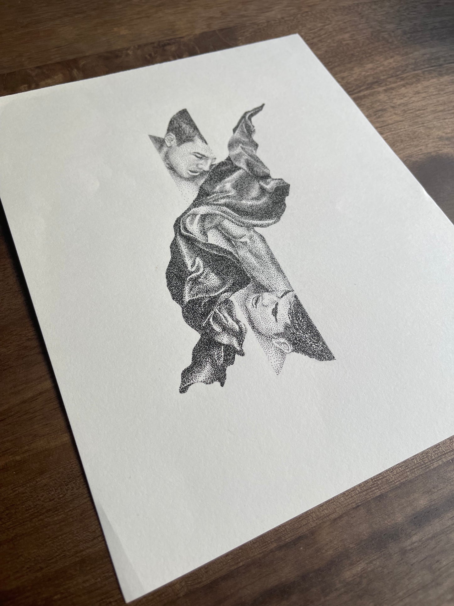 Stripped Bed - Original Drawing