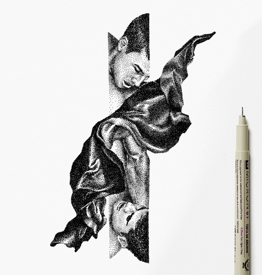 Stripped Bed - Original Drawing