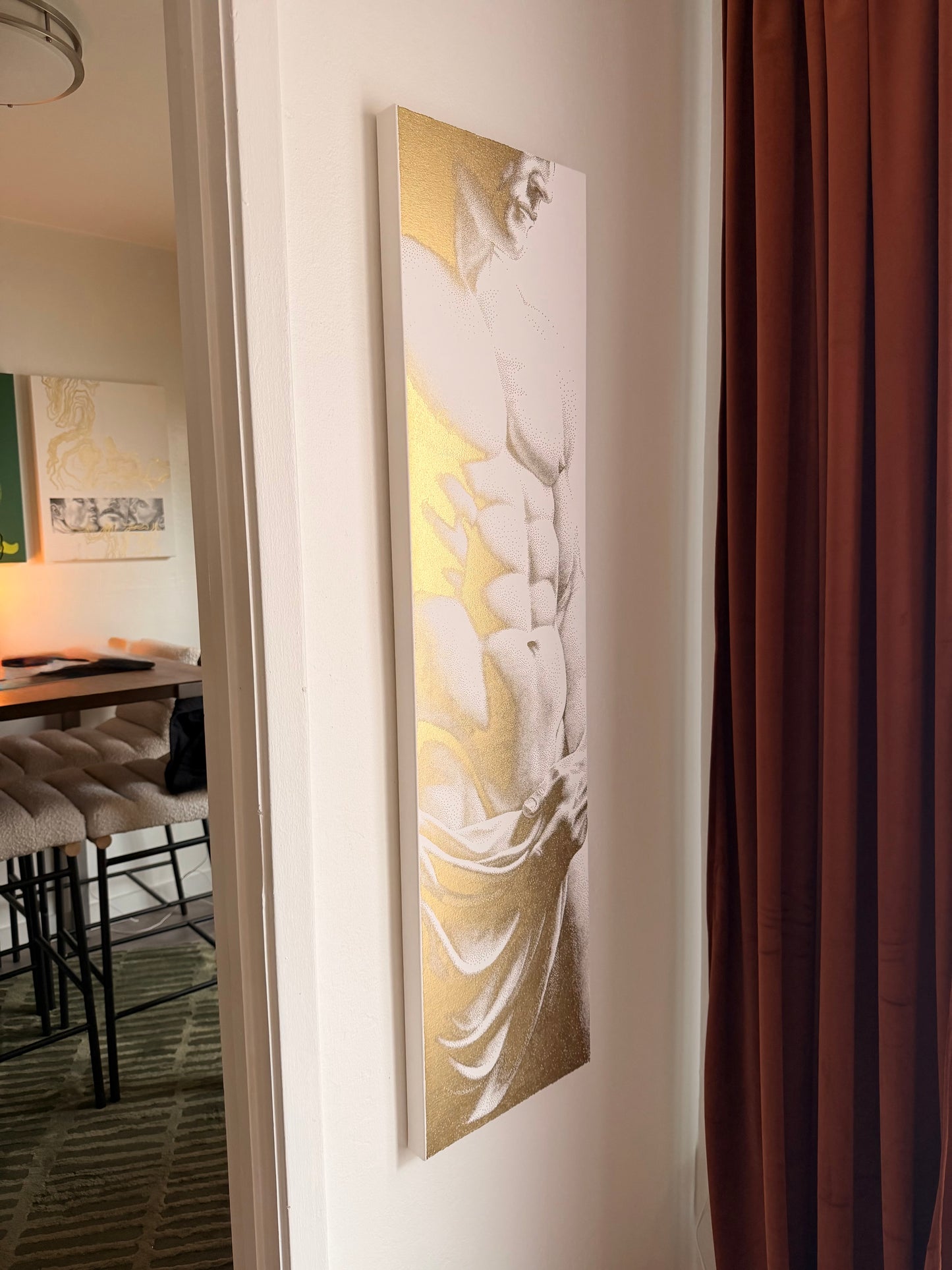 Gilded Pillar 2 - Original Painting