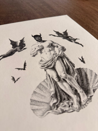 Birth of Sin - Original Drawing