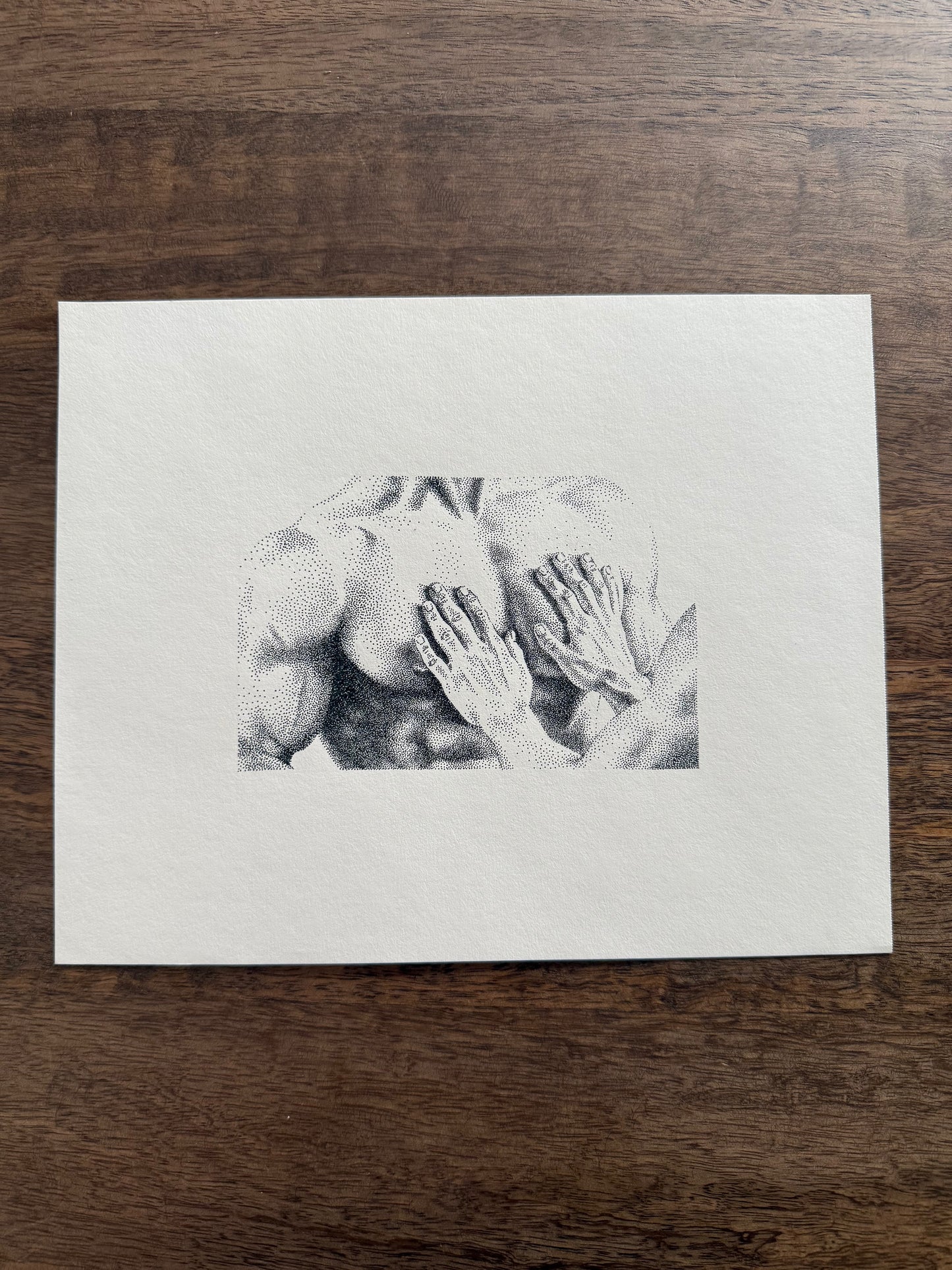 Hands All Over - Original Drawing