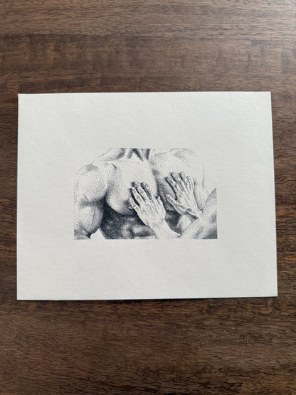 Hands All Over - Original Drawing